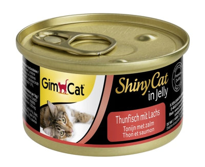 Корм GimCat вологий для котів Шайні Кет з тунцем та лососем 70г