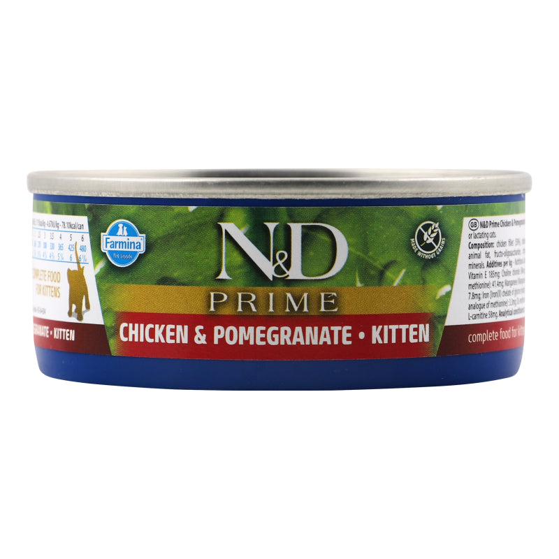 Farmina N&D Grain Free PRIME CHICKEN KITTEN вологий корм для кошенят 70 г