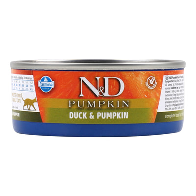 Farmina N&D Grain Free PUMPKIN DUCK ADULT вологий корм для котів 70 г