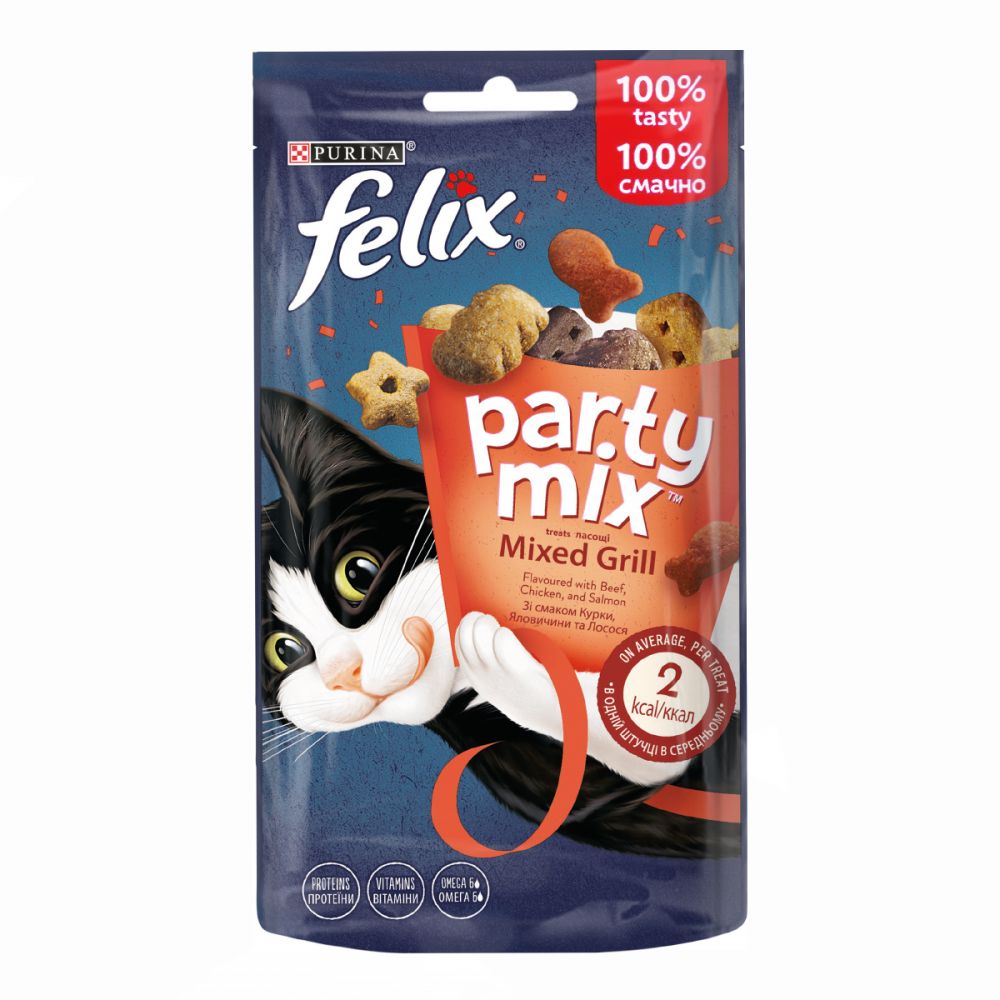FELIX PARTY MIX Гриль Мікс 8×60 г