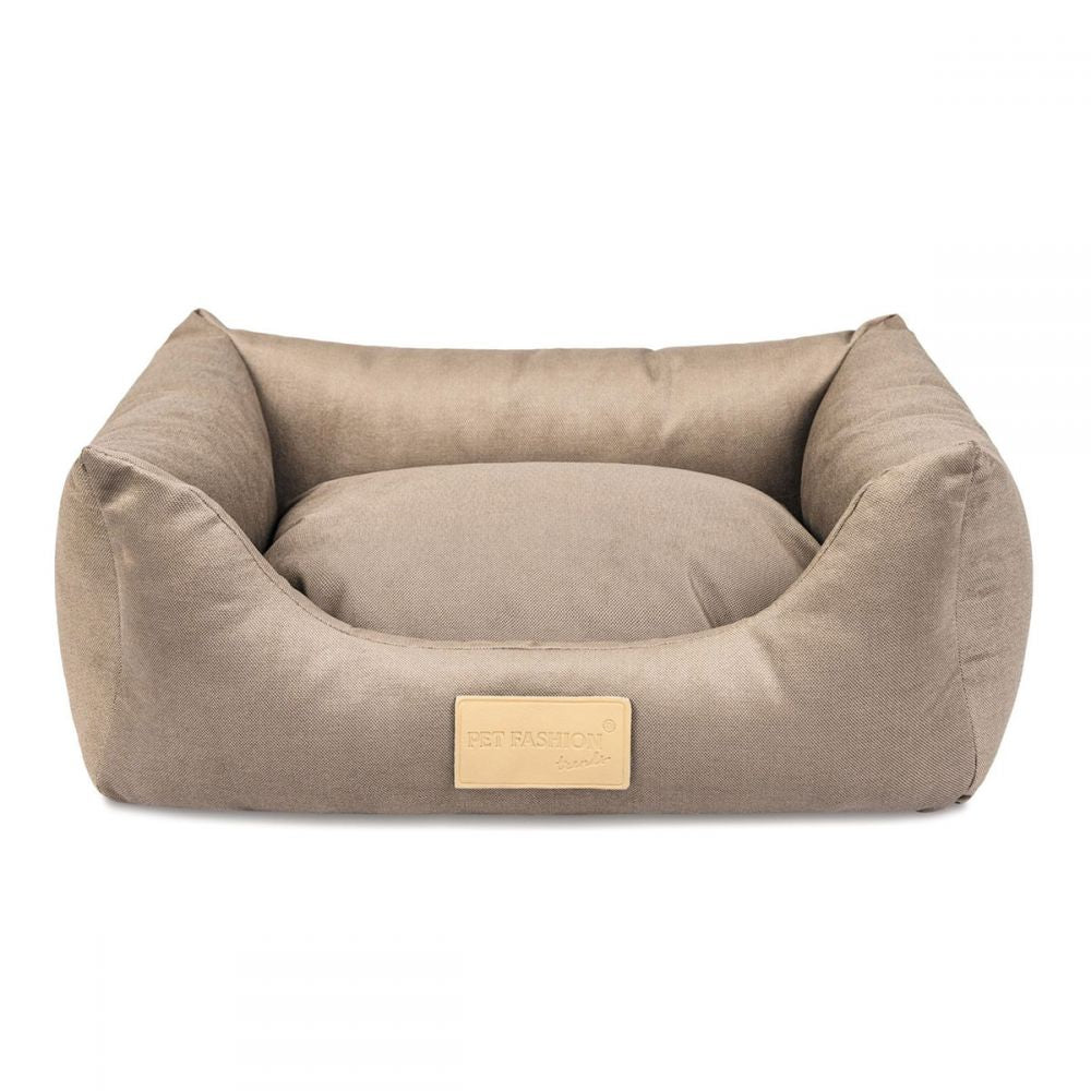 Лежак Pet Fashion Molly №2 для собак і котів пісочний 62х50х19 см