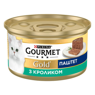 Gourmet Gold, З кроликом, мус, консерва 24×85 г