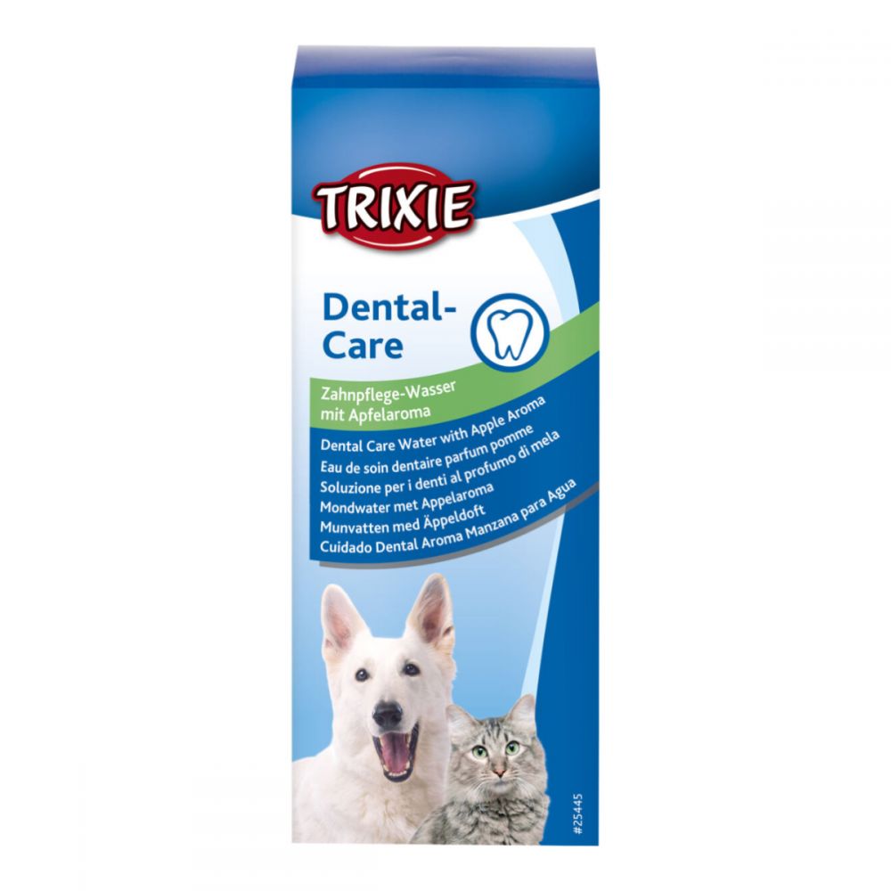 Вода Trixie Dental Care для собак і котів для догляду за ротовою порожниною зі смаком яблука 300 мл