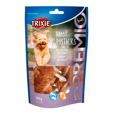 Ласощі Trixie Drumsticks with Rabbit для собак кісточки з кроликом 100 г 8 шт