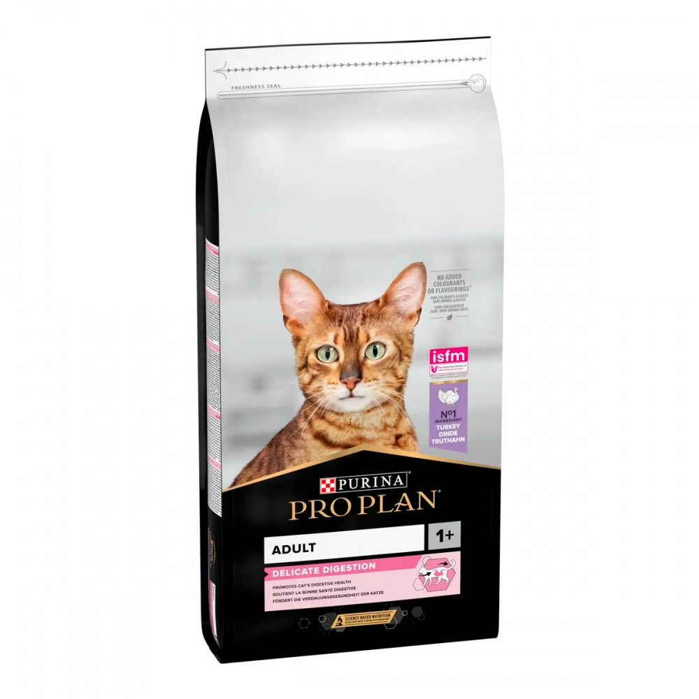 ProPlan Delicate, З індичкою, Для котів з чутливим травленням 8×400 г