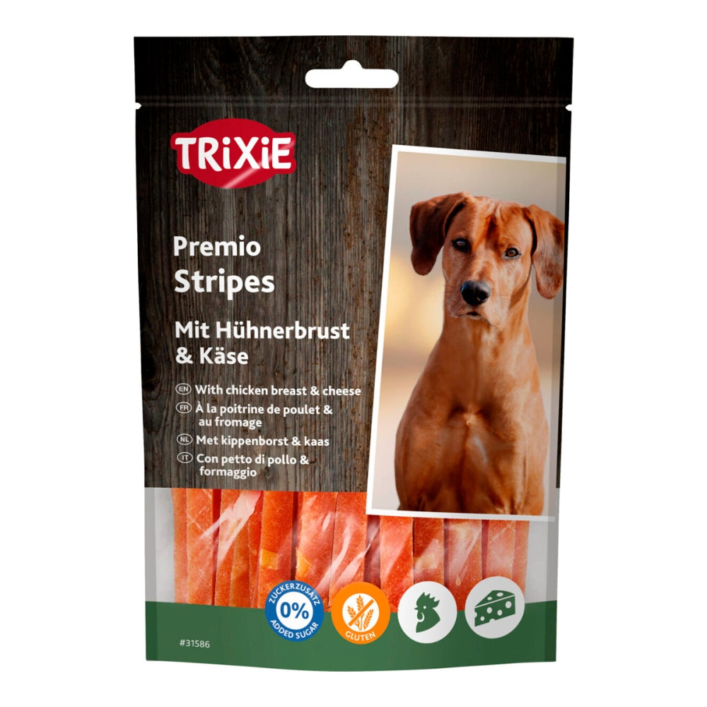 Ласощі Trixie Premio Chicken Cheese Stripes для собак палички з куркою та сиром 100 г