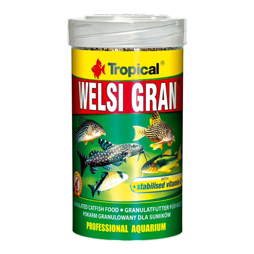 Корм Tropical Welsi Gran для акваріумних донних риб гранули 65 г/ 100 мл