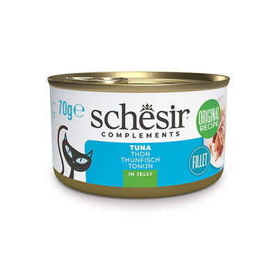 Schesir тунець в желе, консерви для котів, банка, 70 г