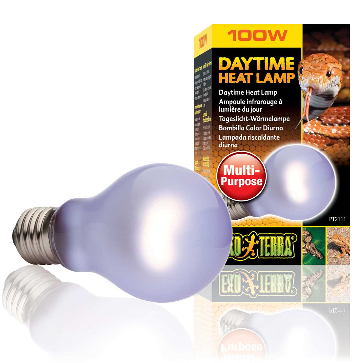 Лампа ExoTerra DAYTIME HEAT LAMP денна обігріваюча A19/60Вт