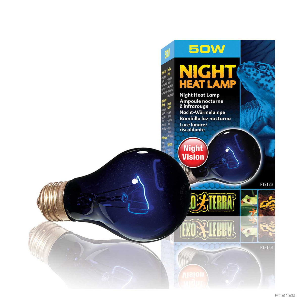 Лампа ExoTerra NIGHT HEAT LAMP нічна обігріваюча А19/50Вт