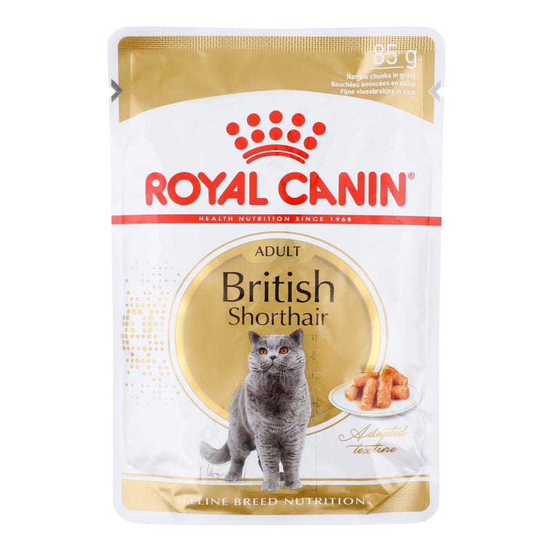 Royal Canin British Shorthair Adult, вологий корм для котів британської короткошерстої породи, 85 г