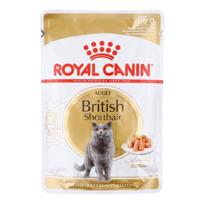 Royal Canin British Shorthair Adult, вологий корм для котів британської короткошерстої породи, 85 г