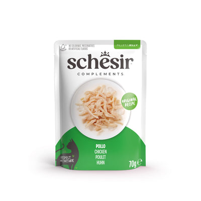 Schesir філе курки в желе, консерви для котів, пауч, 70 г