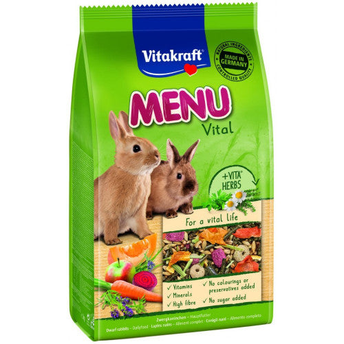 Корм Vitakraft Premium Menu Vital для декоративних гризунів для кроликів 1 кг