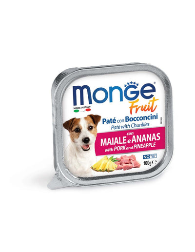 MONGE FRUIT PORK/PINEAPPLE 100 г корм консервований для собак
