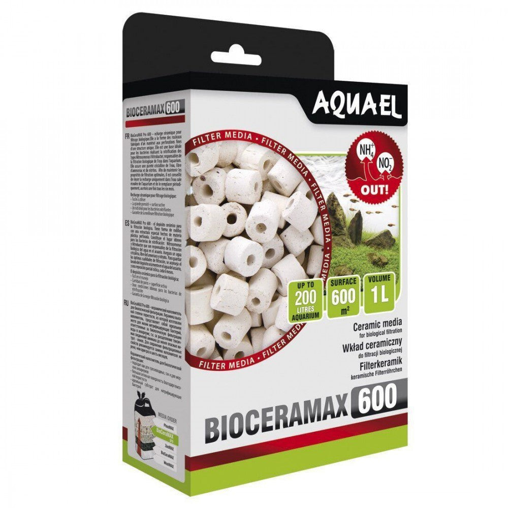 Вкладиш Aquael для фільтра BioCeraMax 600 керамічні кільця 1 л