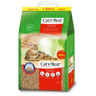 Наповнювач Cat’s Best для котячого туалету Original деревний 10 та 2 л / 5,2кг
