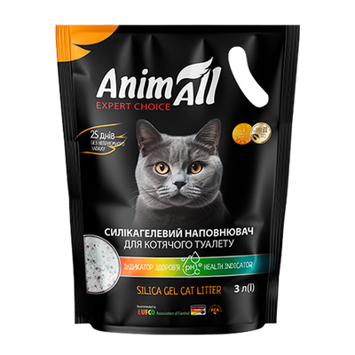 Наповнювач AnimAll силікагель з індикатором pH, 3 л