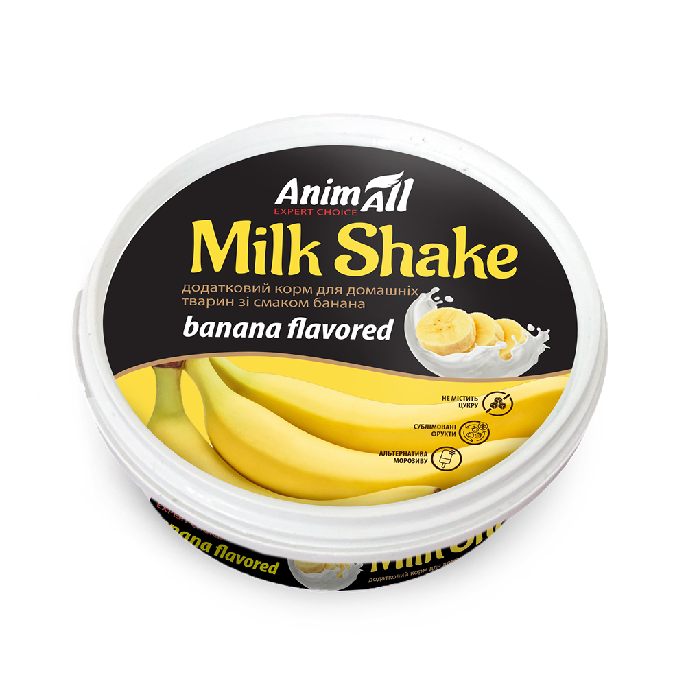 AnimAll MilkShake додатковий корм зі смаком банана, 30 г