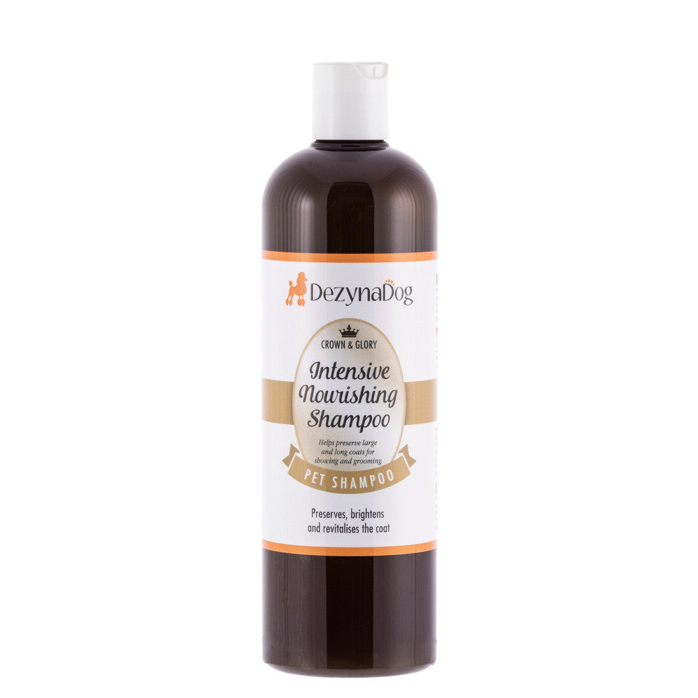 Шампунь Dezynadog Crown Glory Intensive Nourishing інтенсивний живильний очищує зберігає освітлює та відновлює шерсть для всіх порід собак 500мл