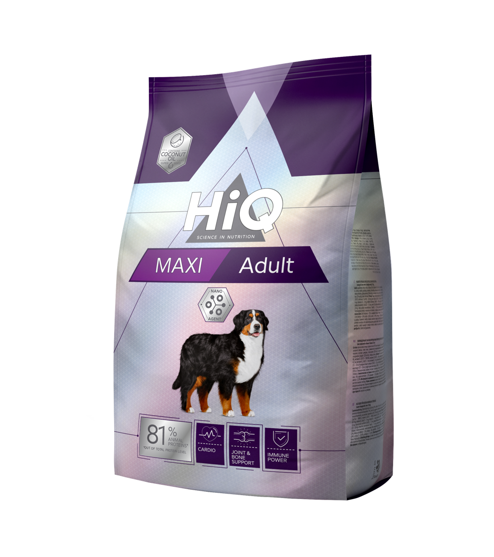 HiQ Maxi Adult Сухий корм для дорослих собак великих порід, 11 кг