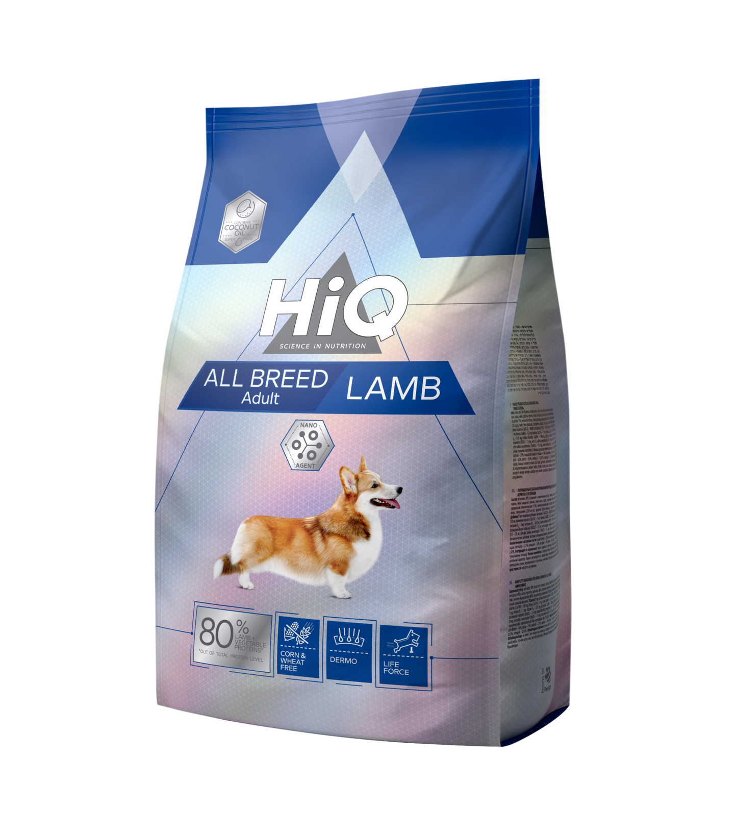HiQ All Breed Adult Lamb Сухий корм для дорослих собак всіх порід з ягням, 2,8 кг