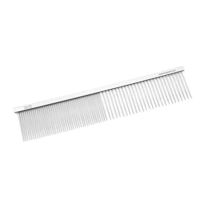 Tauro Pro Line Royal Collection Гребінець металевий рідкі та густі зубці, M, 19 см