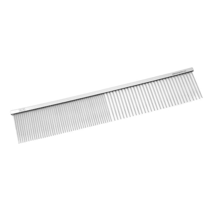 Tauro Pro Line Royal Collection Гребінець металевий рідкі та густі зубці, L, 24,5 см