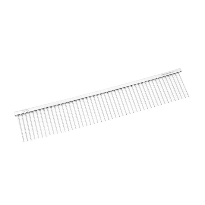 Tauro Pro Line Royal Collection Гребінець металевий рідкі зубці, L, 24,5 см