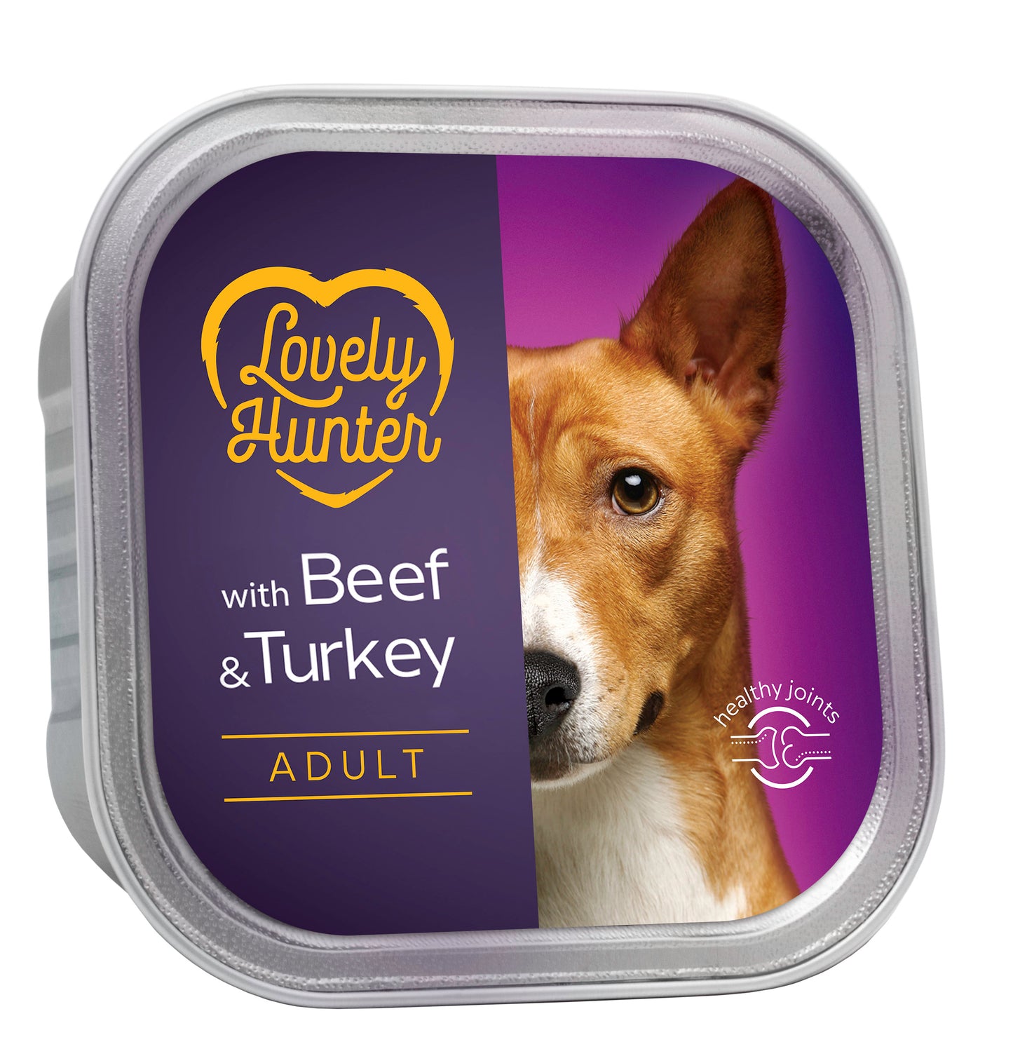 Lovely Hunter Adult Beef & Turkey Вологий корм для дорослих собак з яловичиною та індичкою, 150 г