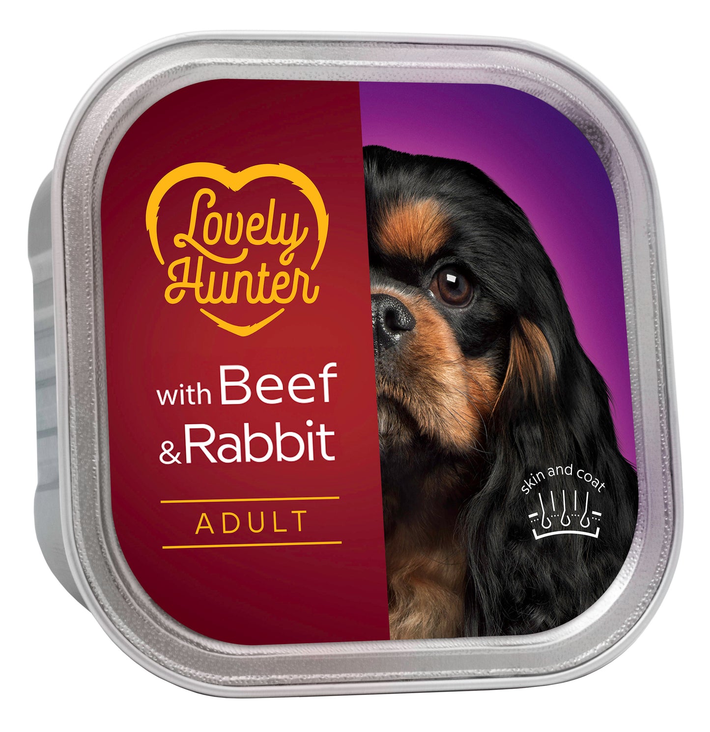 Lovely Hunter Adult Beef & Rabbit Вологий корм для дорослих собак з яловичиною і кроликом, 150 г