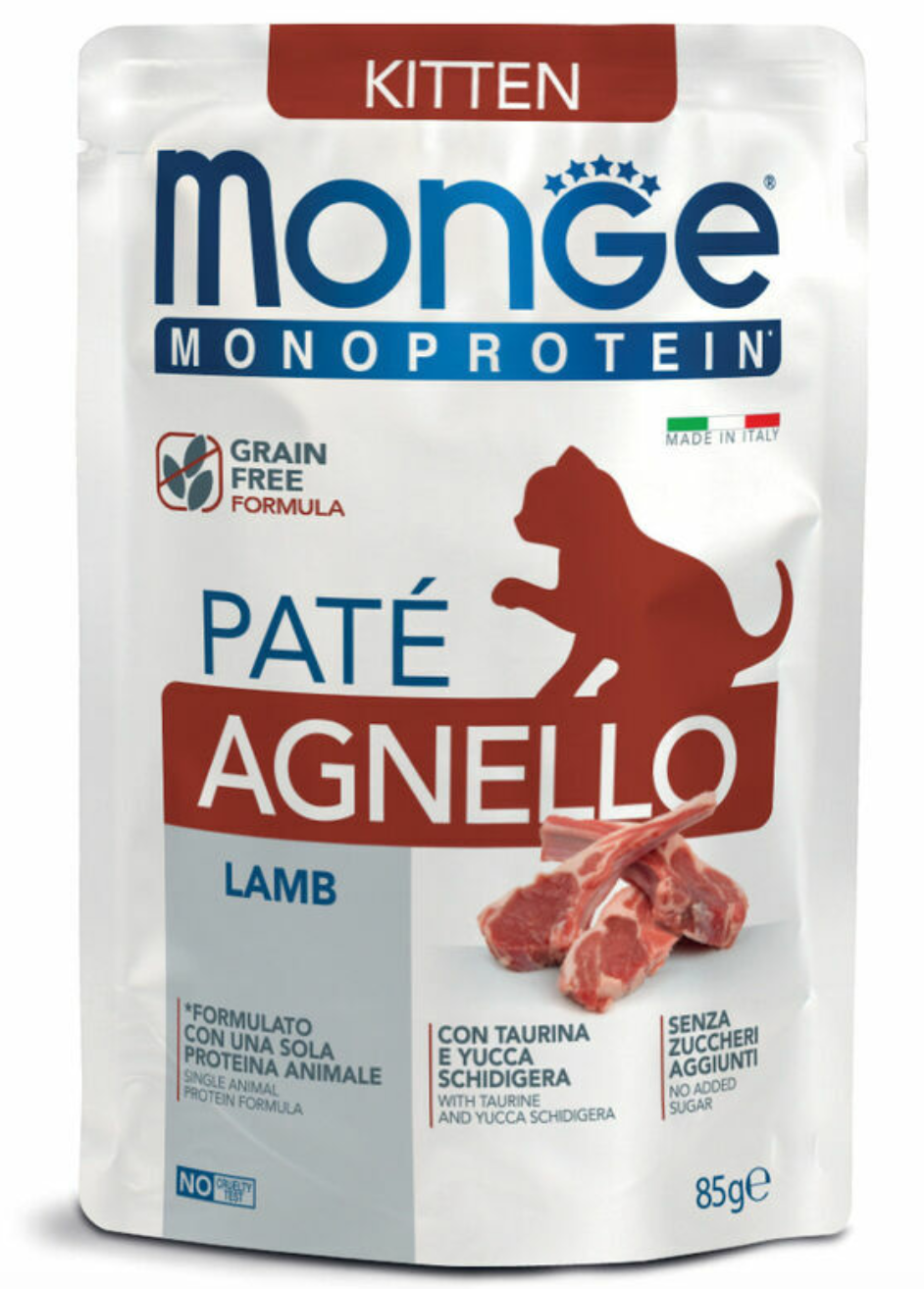 Monge Cat Wet MONOPROTEIN Kitten 100% ягня 85 г