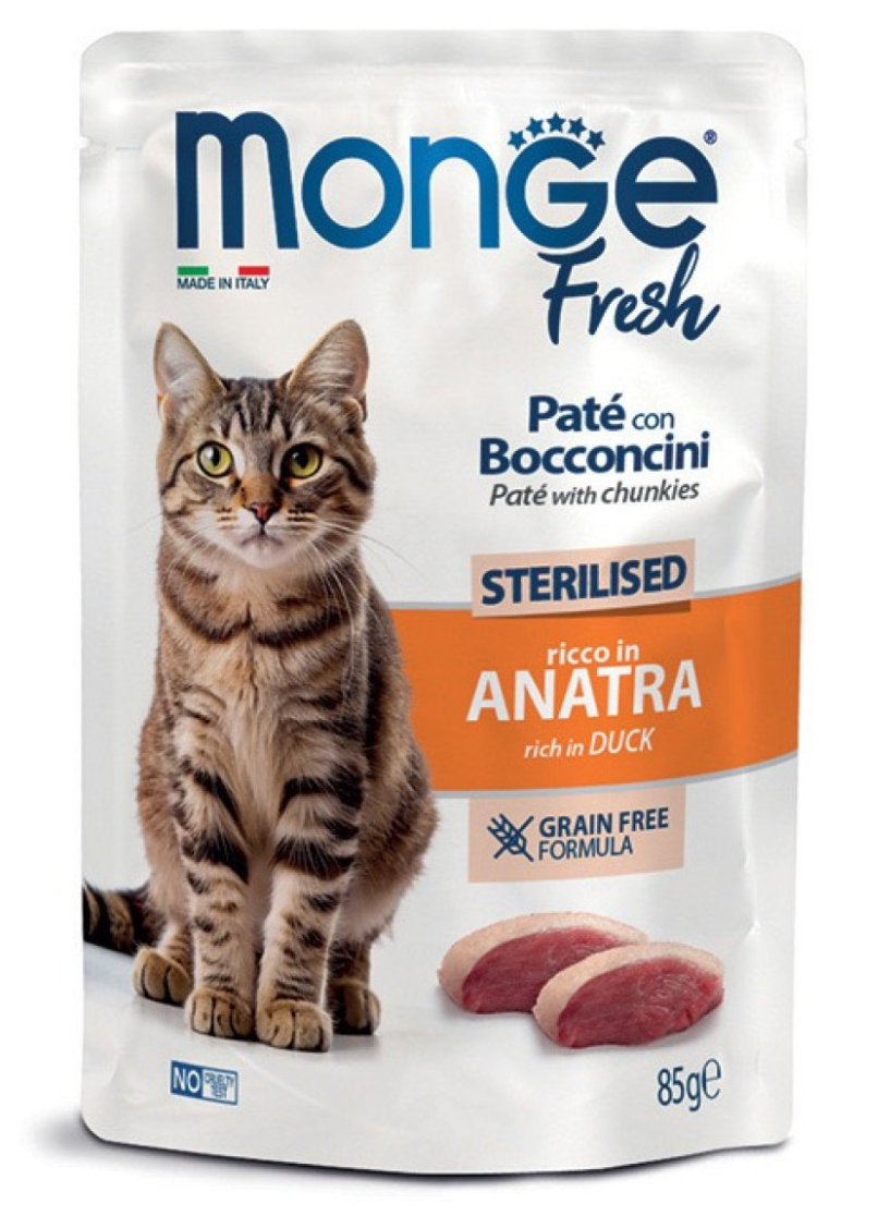 Monge Cat Wet FRESH Sterilised качка 85 г