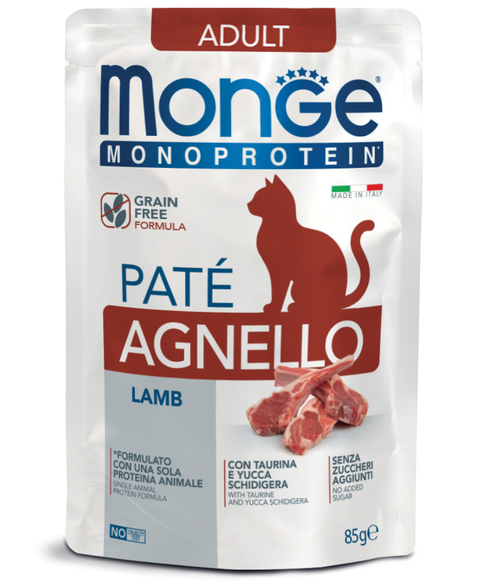 Monge Cat Wet MONOPROTEIN Adult 100% ягня 85 г