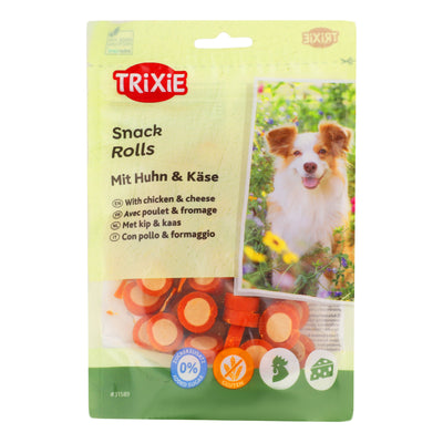 Ласощі Trixie Rolls with Chicken & Cheese для собак роли з куркою та сиром 100 г