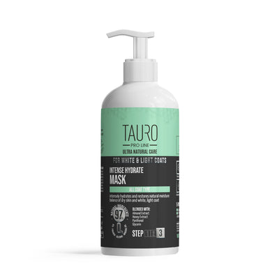 Tauro Pro Line Ultra Natural Care White Coat Intense Hydrate Mask Інтенсивно зволожувальна маска для собак і котів із бі