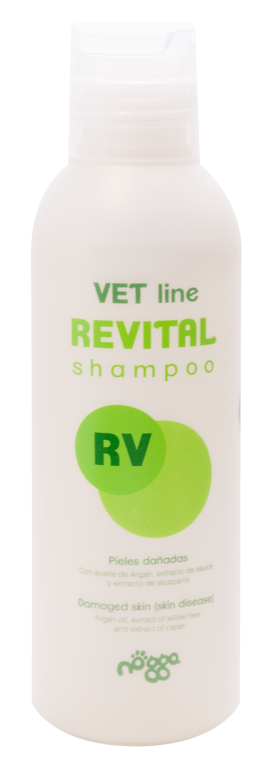 Nogga Vet Line Revital RV Шампунь при бактеріальних і грибкових ураженнях шкіри собак і котів 500 мл