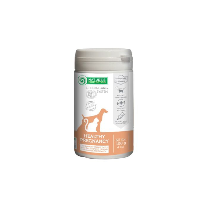 Nature's Protection Healthy Pregnancy Харчова добавка для підтримки харчових потреб вагітних і лактуючих собак і котів, 