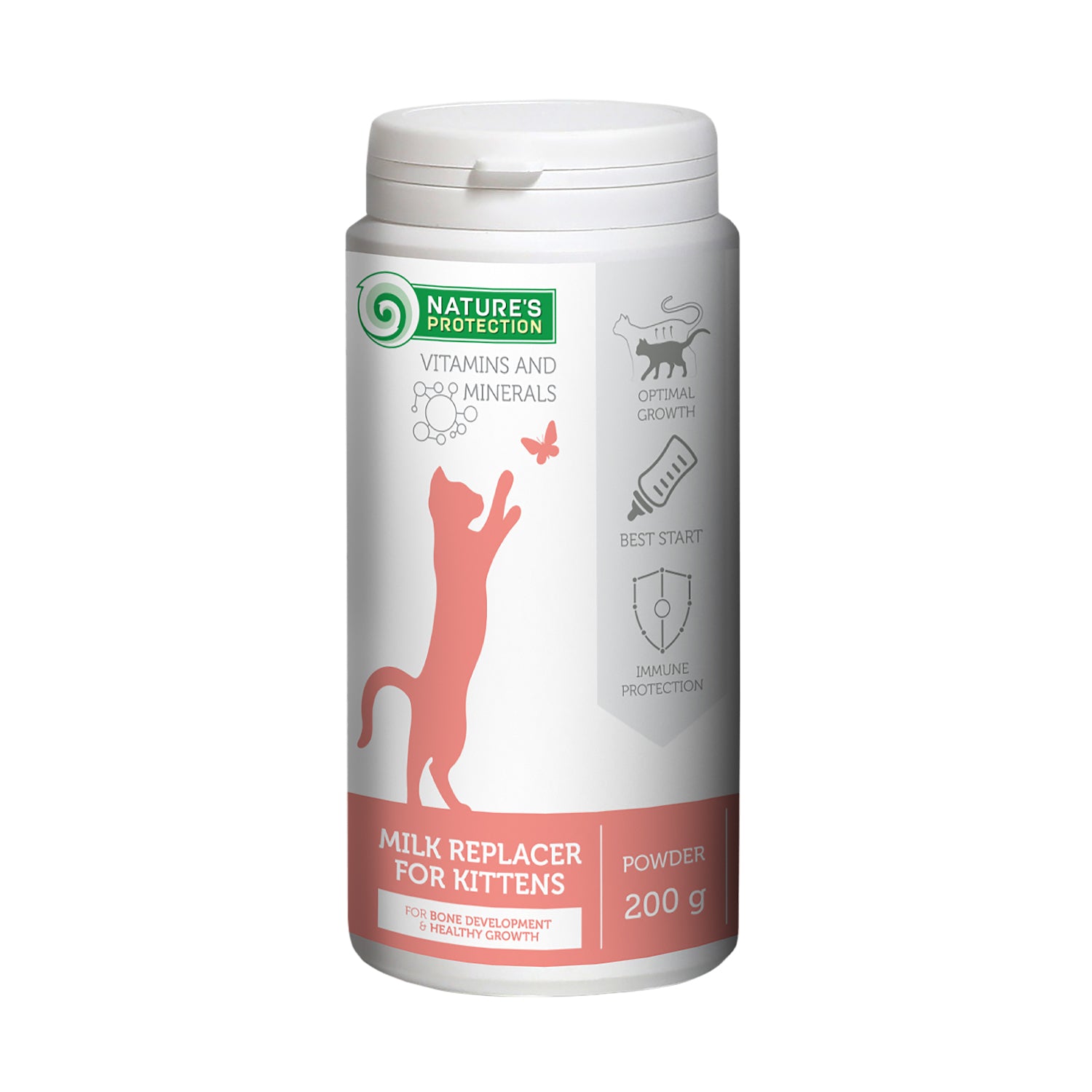 Nature's Protection Kitty-milk Замінник молока для кошенят, 200 г