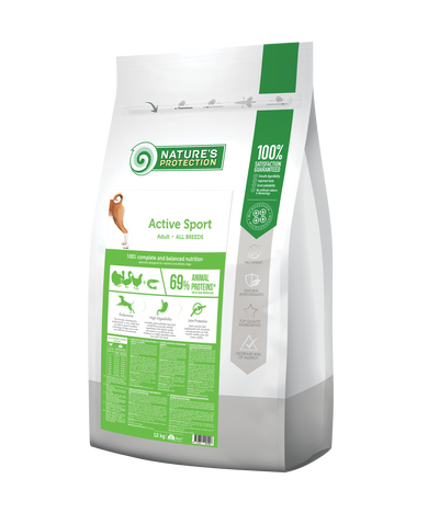 Nature's Protection Active Sport Adult All Breeds Сухий корм для дорослих спортивних, мисливських та службових собак, 12