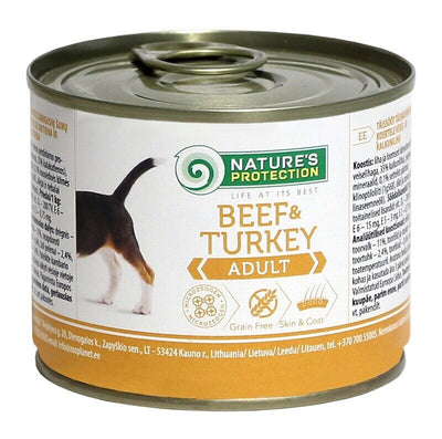 Nature's Protection Adult Beef & Turkey Вологий корм для собак з яловичиною та індичкою, 200 г