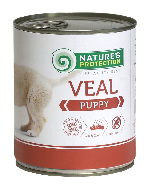 Nature's Protection Puppy Veal Вологий корм для цуценят з телятиною, 400 г
