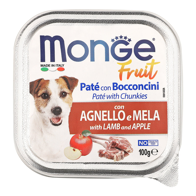 MONGE FRUIT LAMB/APPLE 100 г корм консервований для собак