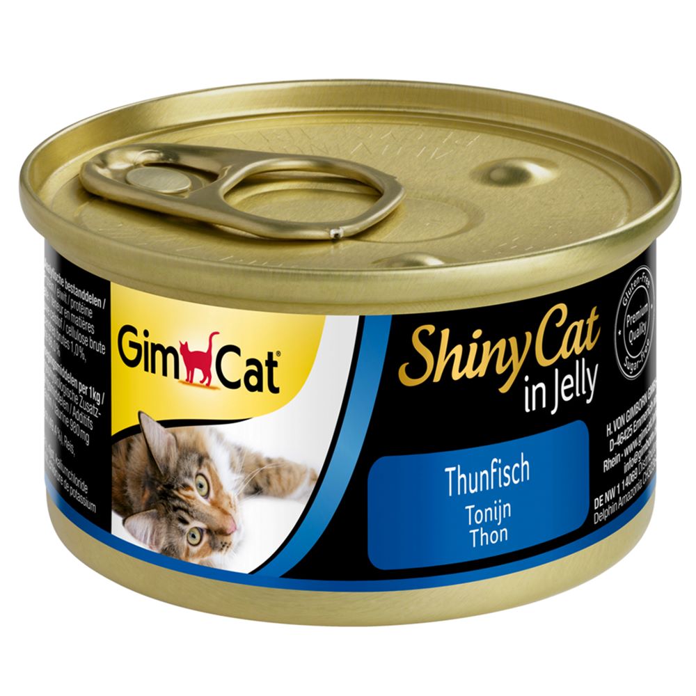 Корм GimCat вологий для котів Шайні Кет з тунцем 70г