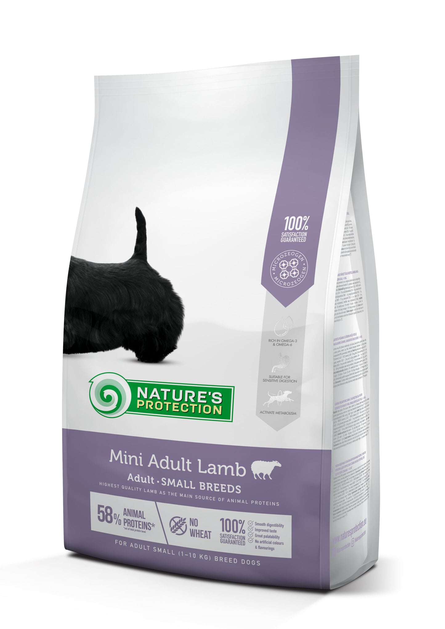 Nature's Protection Mini Adult Lamb Small Breeds Сухий корм для дорослих собак малих порід з ягням, 7,5 кг