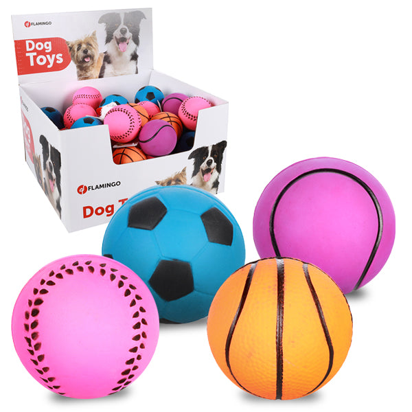 Flamingo Sports Ball м'яч-футбол для собак, 6,3 см