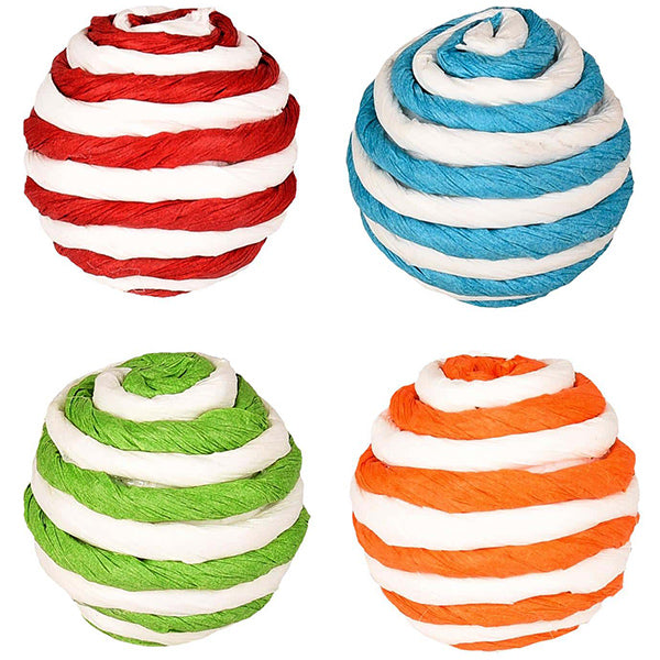 Flamingo Fay Ball мотузковий м'ячик з котячою м'ятою для котів, 4 см