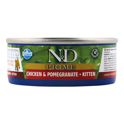 Farmina N&D Grain Free PRIME CHICKEN KITTEN вологий корм для кошенят 70 г