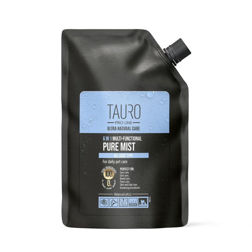 Tauro Pro Line Ultra Natural Care 6in1 Pure Mist Багатофункціональний засіб для догляду за домашніми тваринами, 1000 мл