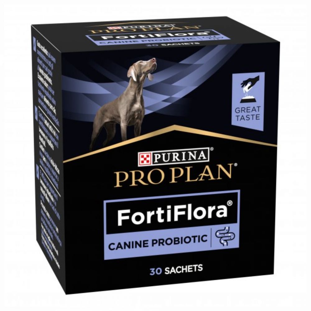ProPlan FORTIFLORA, Пробіотик для дорослих собак та цуценят, підтримка мікрофлори ШКТ, 30×1 г